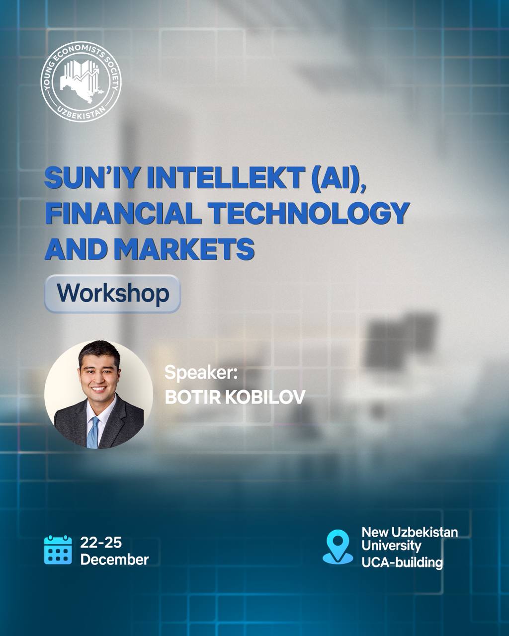 Workshop: Botir Kobilov