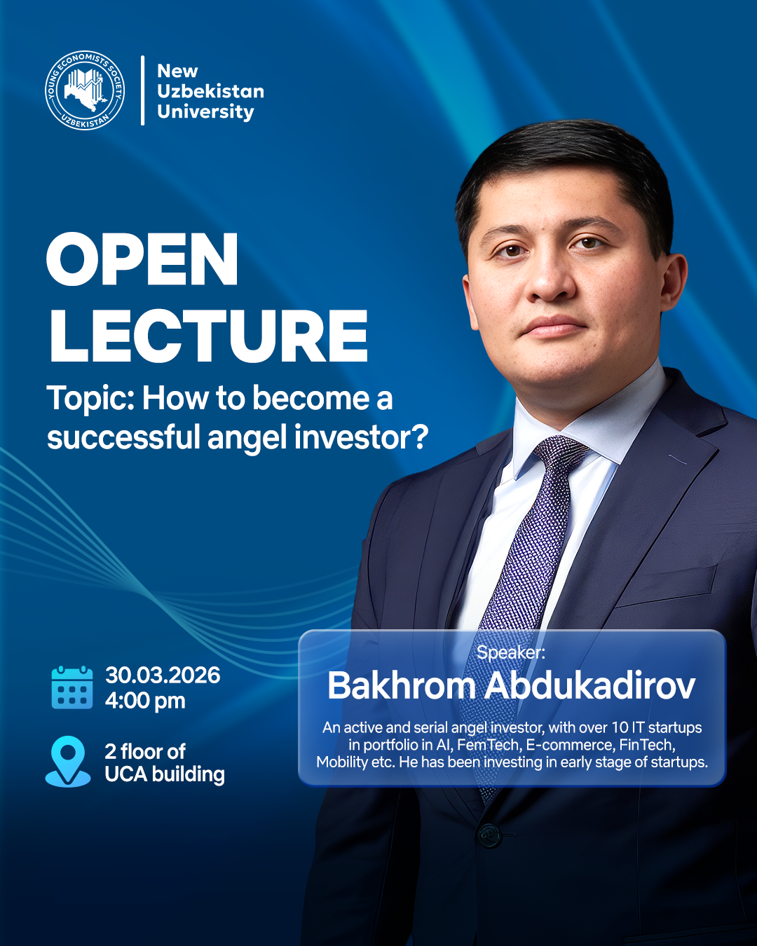 Open Lecture: Bakhrom Abdukadirov