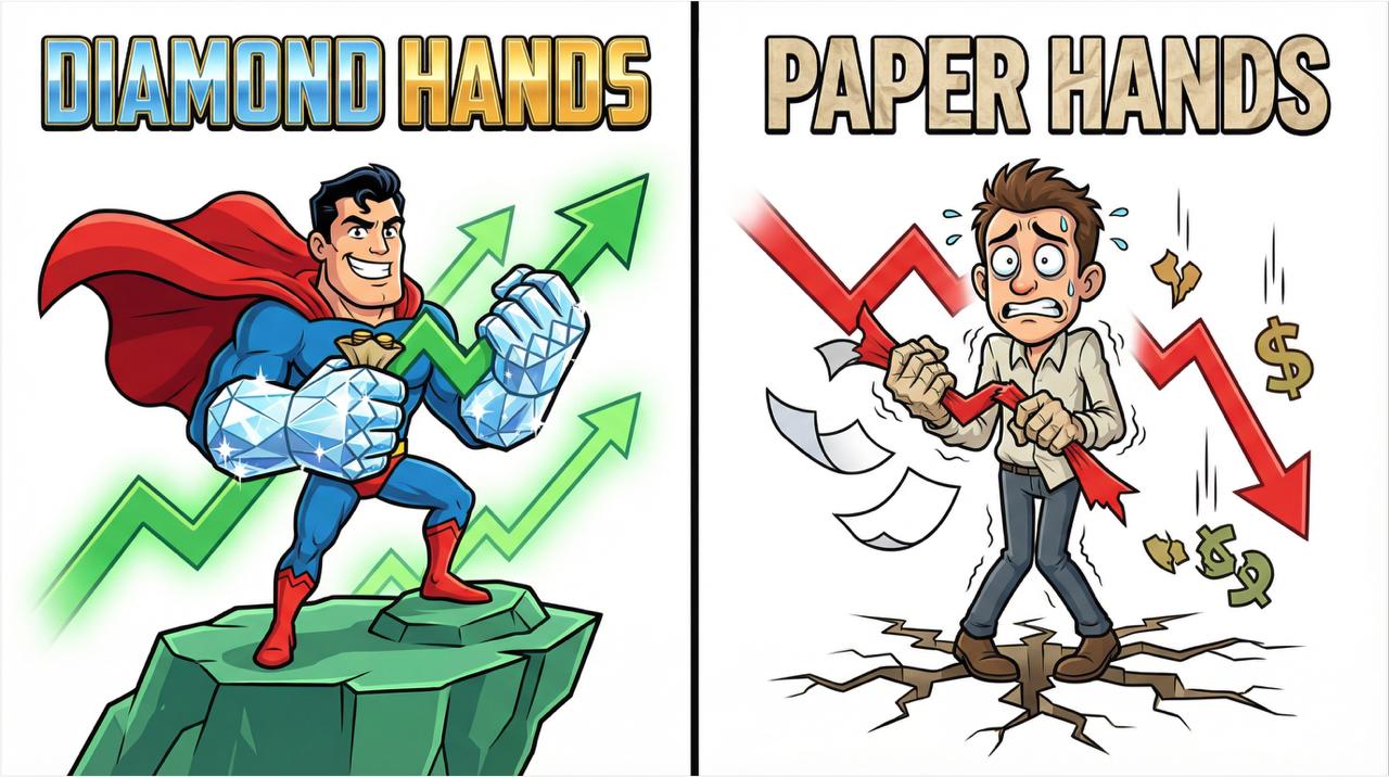 Diamond Hands or Paper Hands? Behavioral Finance, Market Dynamics, and the Economics of Holding and Selling